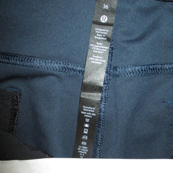 LULULEMON Dark Blue Golf/Athleisure Pants Men 36 NWOT - Picture 4 of 8